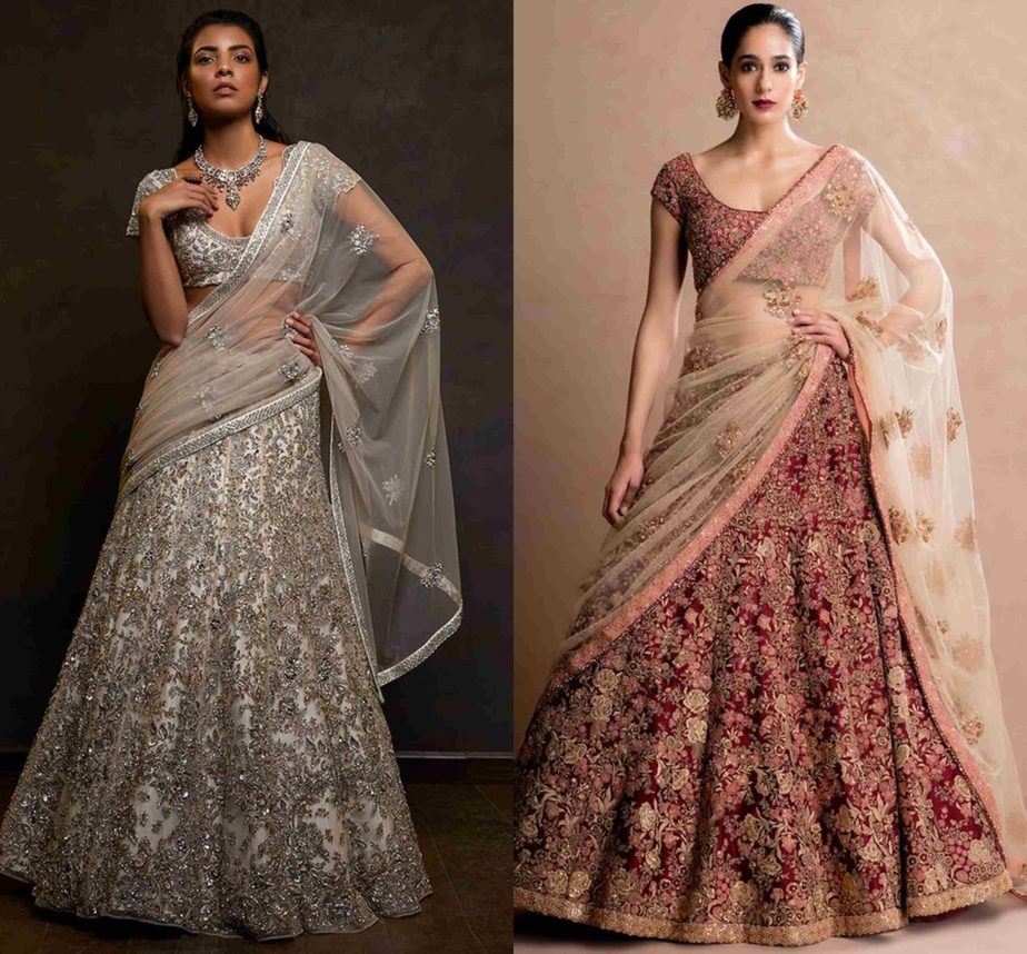 6 Gorgeous New Ways To Drape Your Lehenga Dupatta - Glamrs 