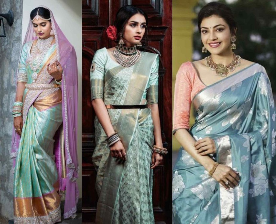 South Indian Brides In Pastel Sarees Who Stole Our Hearts! | WedMeGood