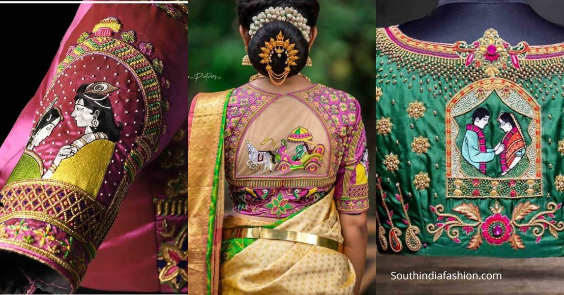 ratham design silk saree blouse designs 2020 (1)