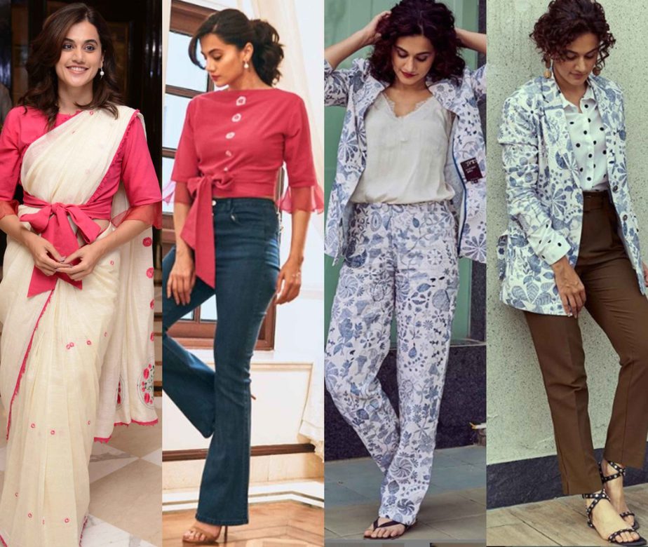 taapsee pannu thappad promotions re purposed outfits