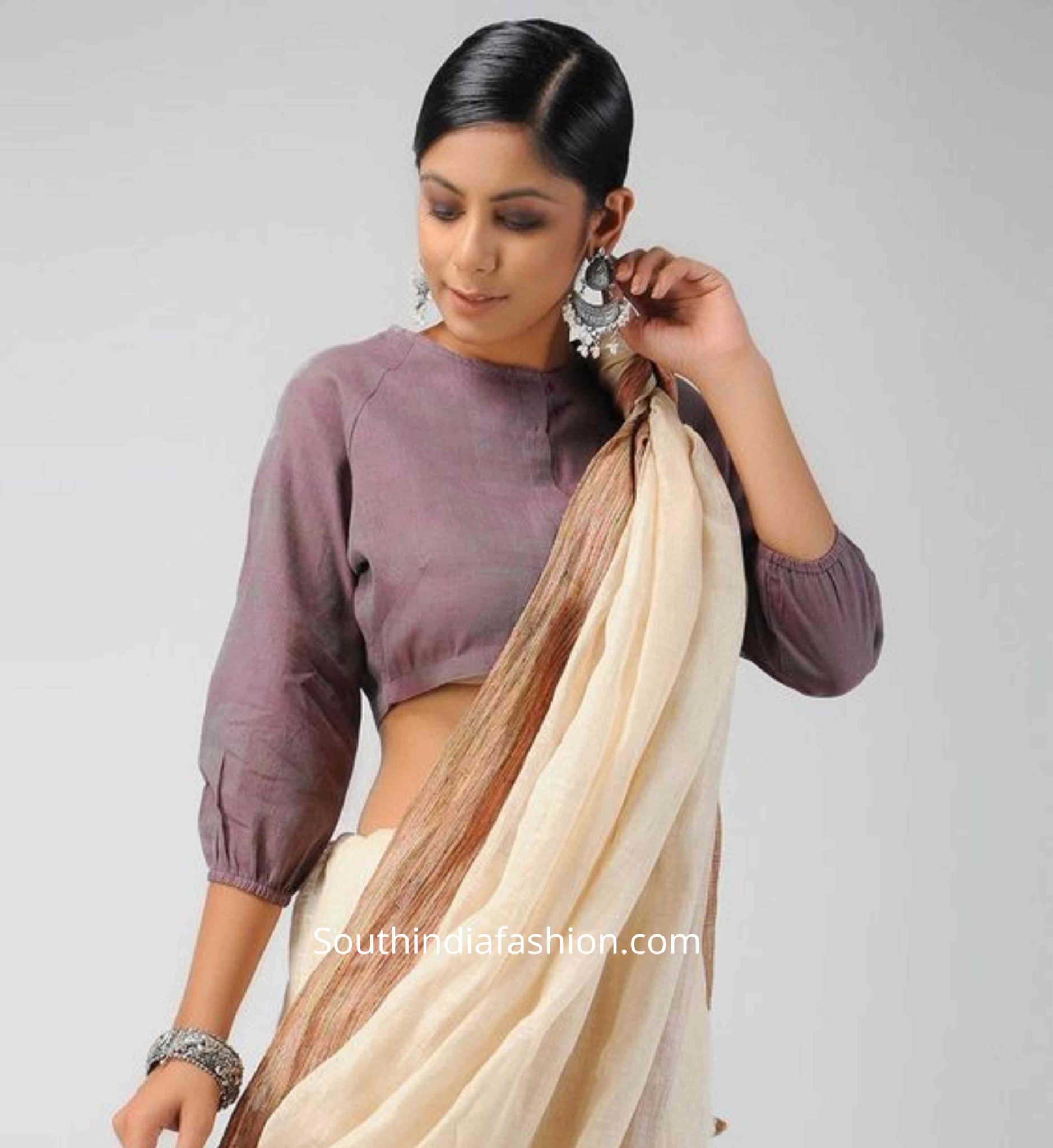 25 Stylish Balloon Sleeve Blouse Design Ideas To Experiment!