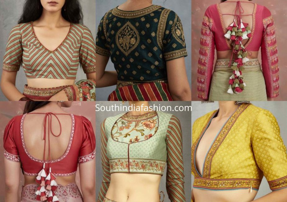 Readymade Designer Saree Blouses ...