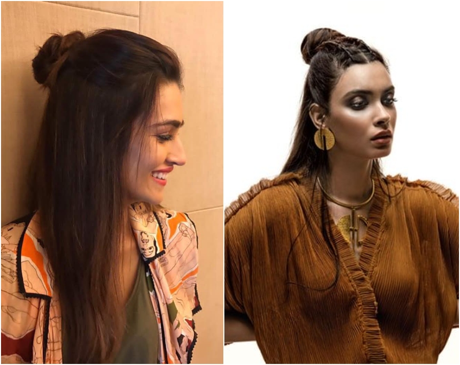 Hair Tutorial: Messy Top Knot Bun with Volume