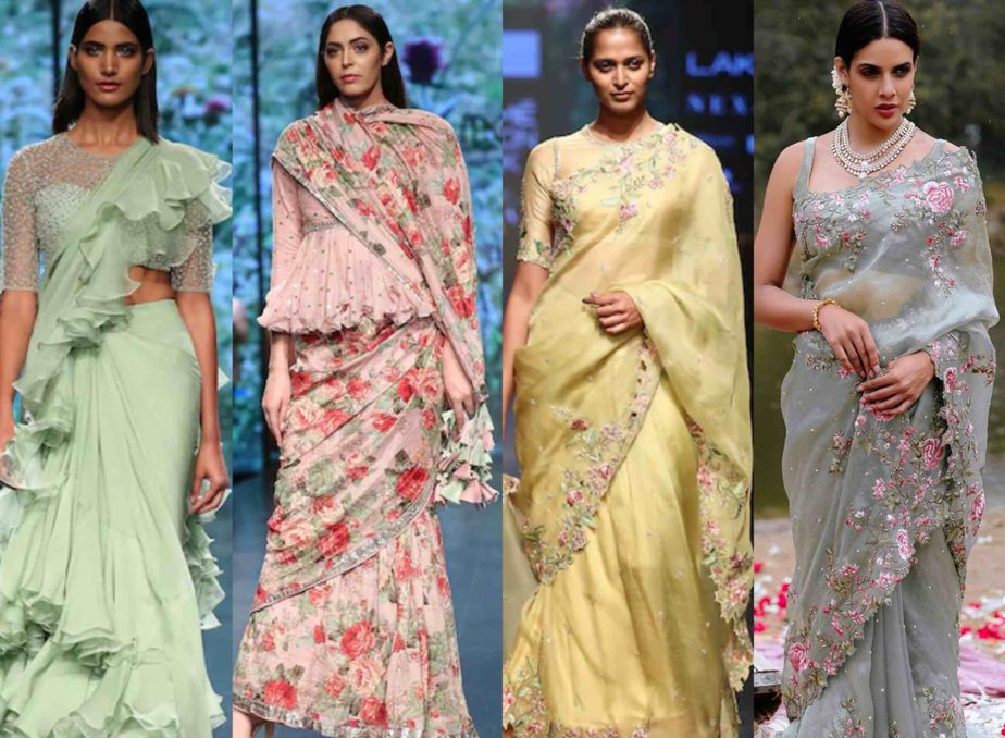 anushree reddy latest sarees collection