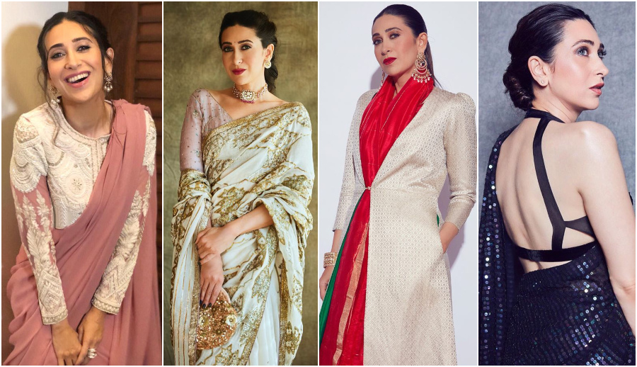 10 Times Karisma Kapoor Charmed Us With Her Saree Styles