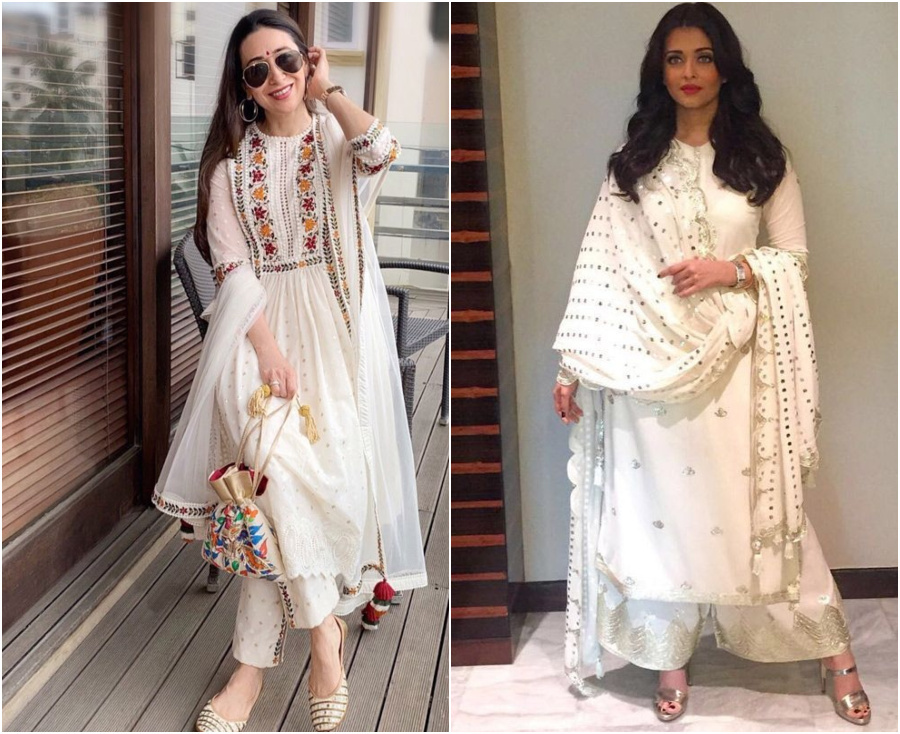 An All-White Ethnic Wear like Celebrities