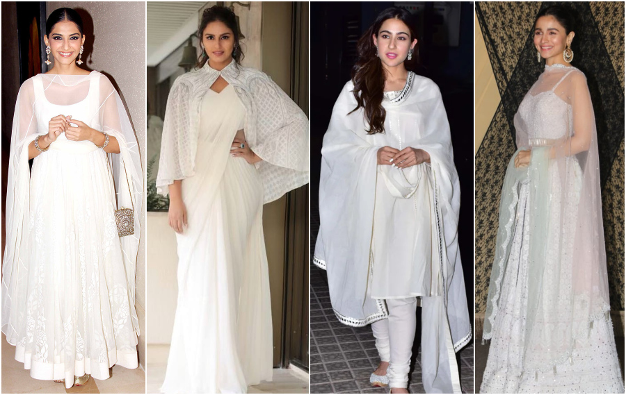 An All-White Ethnic Wear like Celebrities