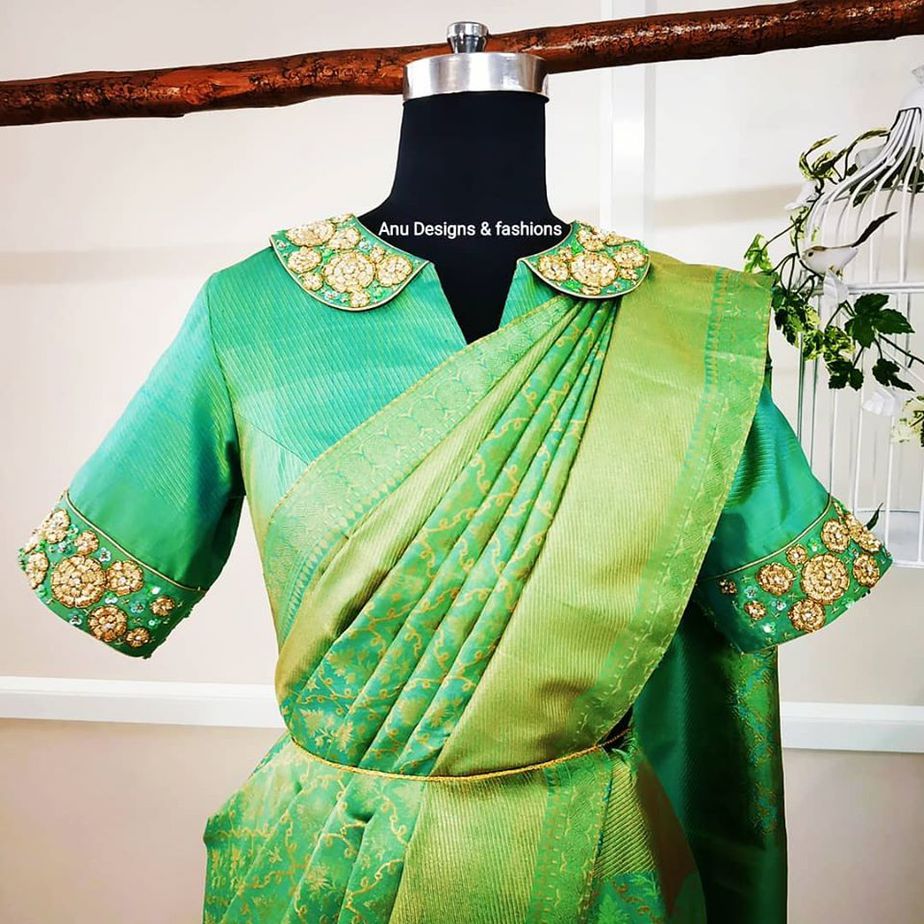 latest silk saree blouse designs 2020