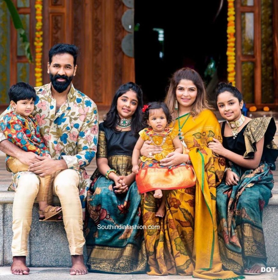 vishnu manchu family vinayaka chaviti 2020 photos