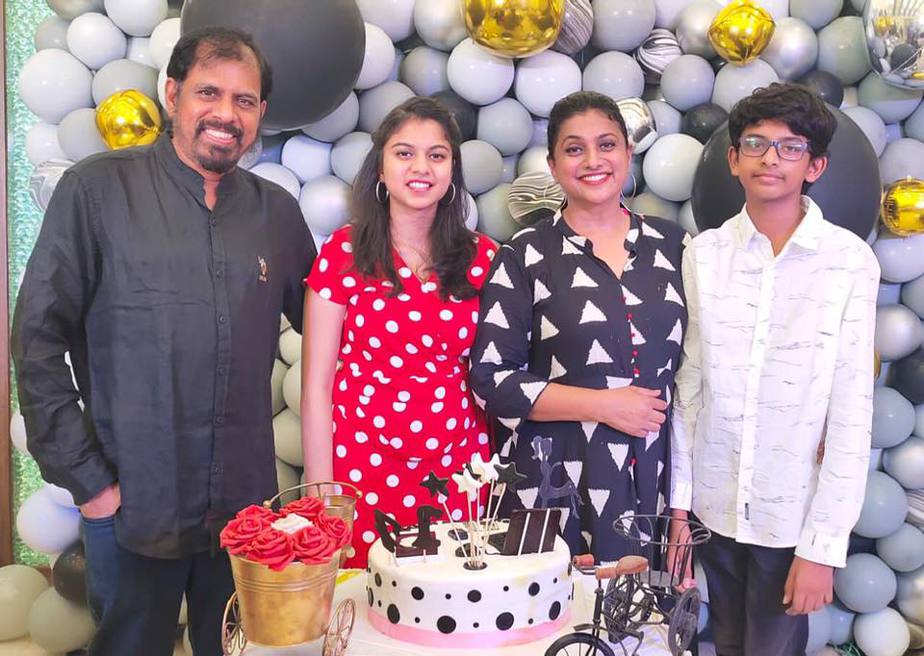 roja daughter anshumalika 17th birthday photos (3)