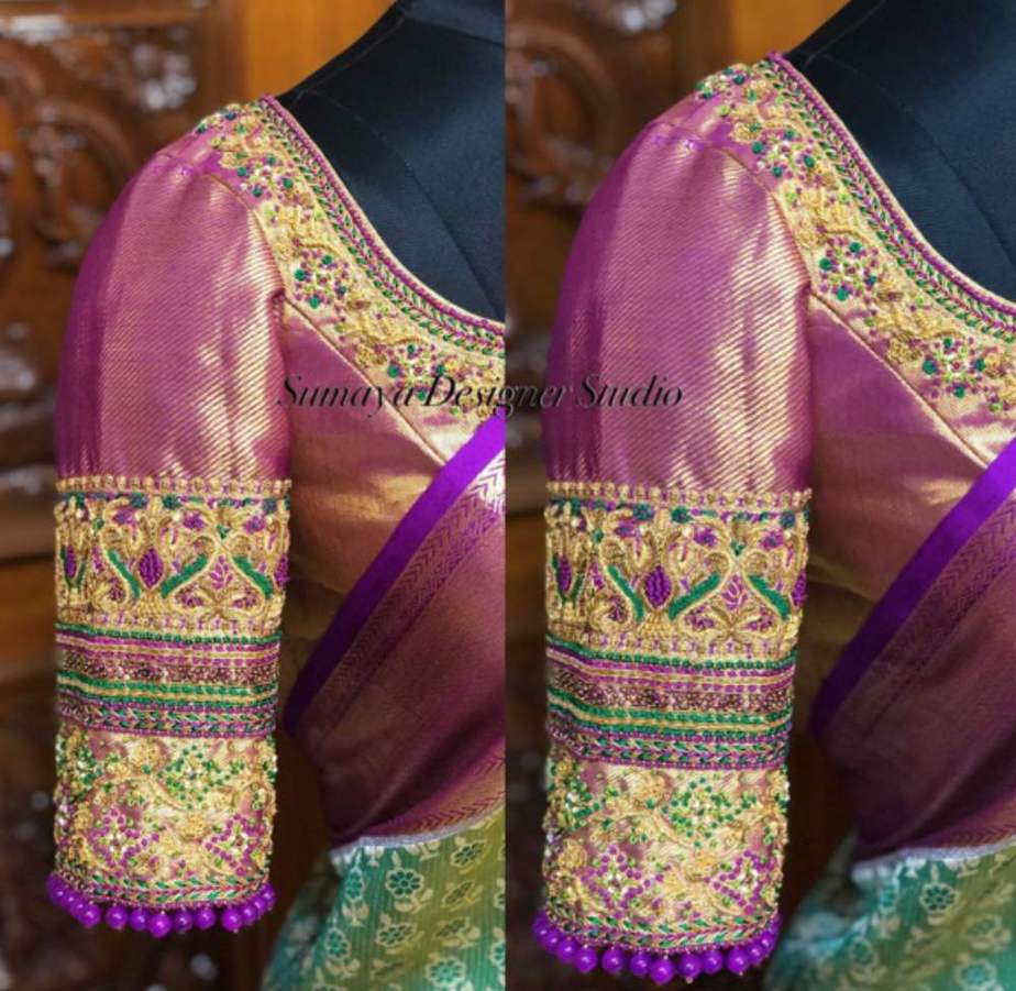 20 Stunning Bridal Blouse Designs For Kanjeevaram Sarees!