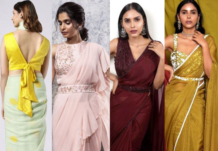 trendy sarees by nayantaara