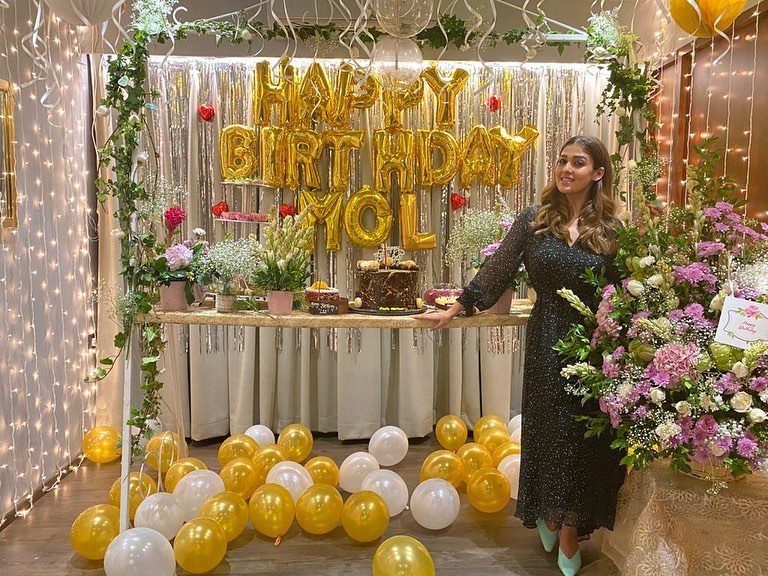 nayanthara celebrating 36th birthday