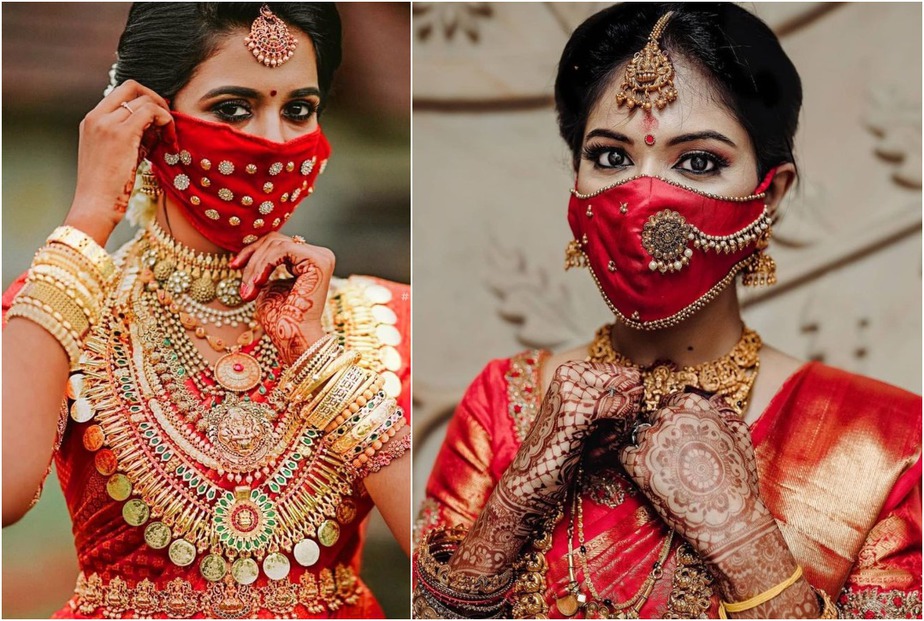 Designer bridal masks