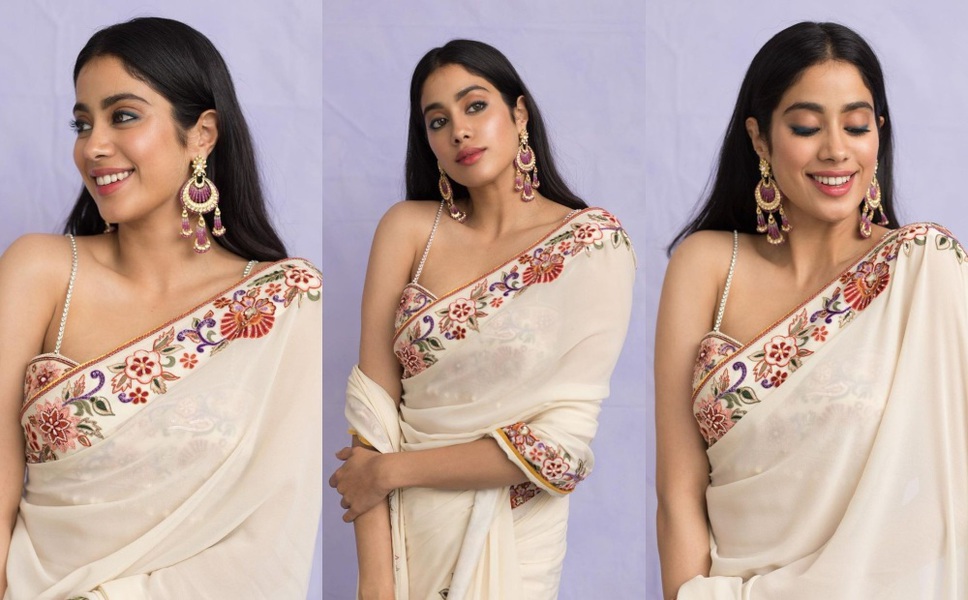 Janhvi Kapoor in Tarun Tahiliani saree