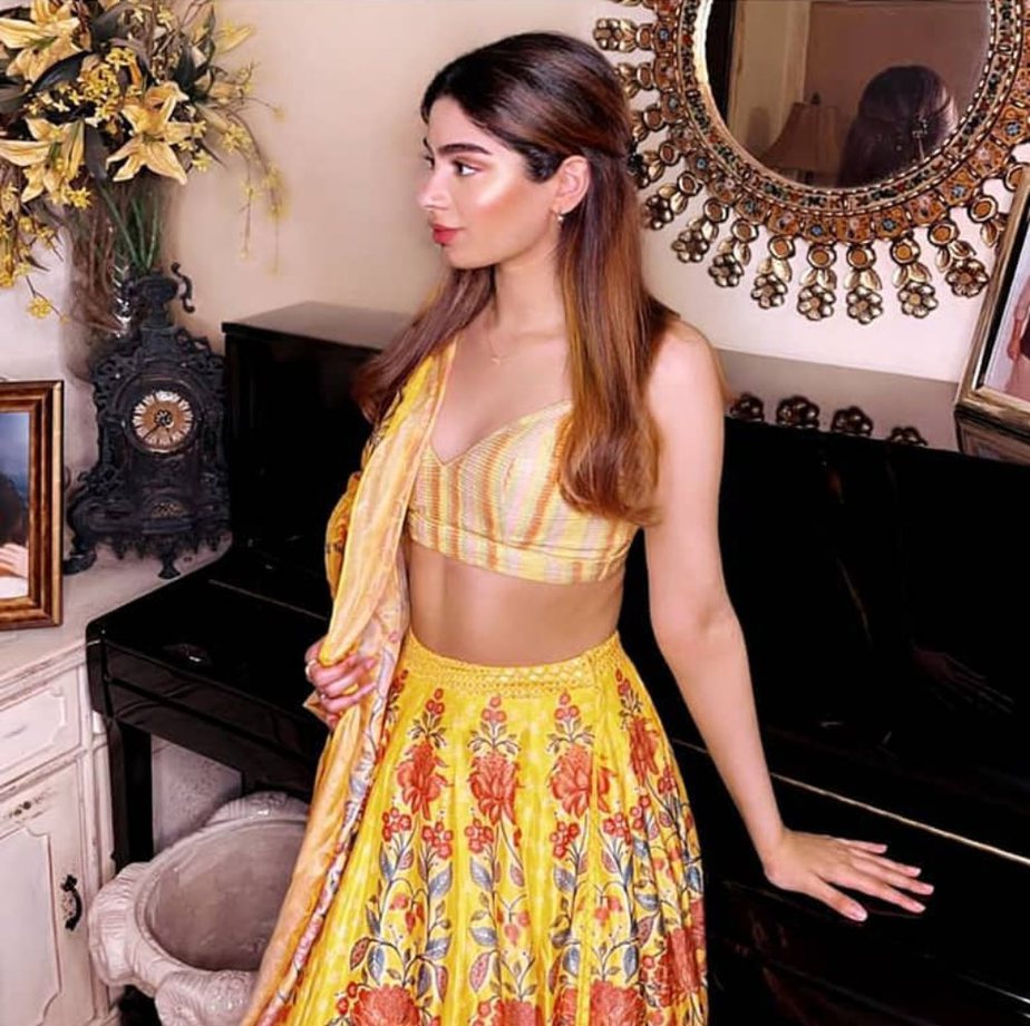 khushi kapoor lehenga