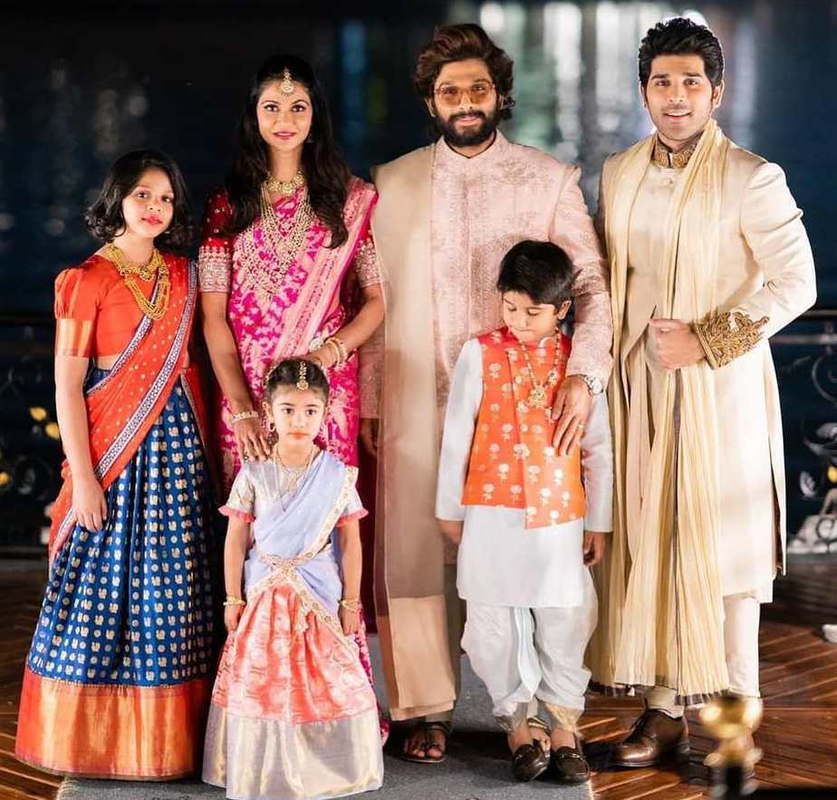 allu arjun family niharika wedding