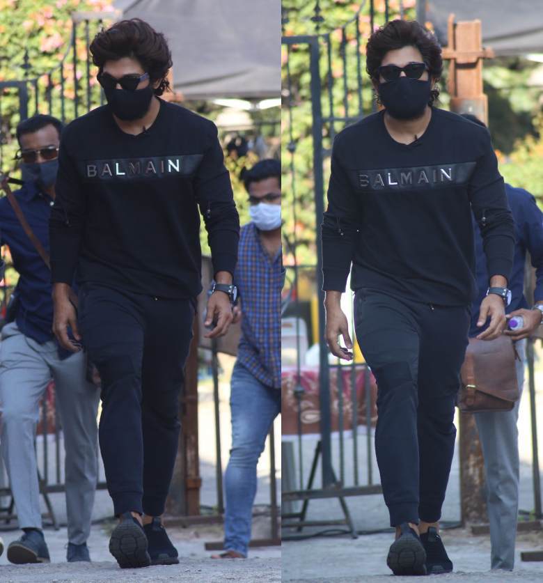 SPOTTED : Allu Arjun Wearing Off White Sunglasses