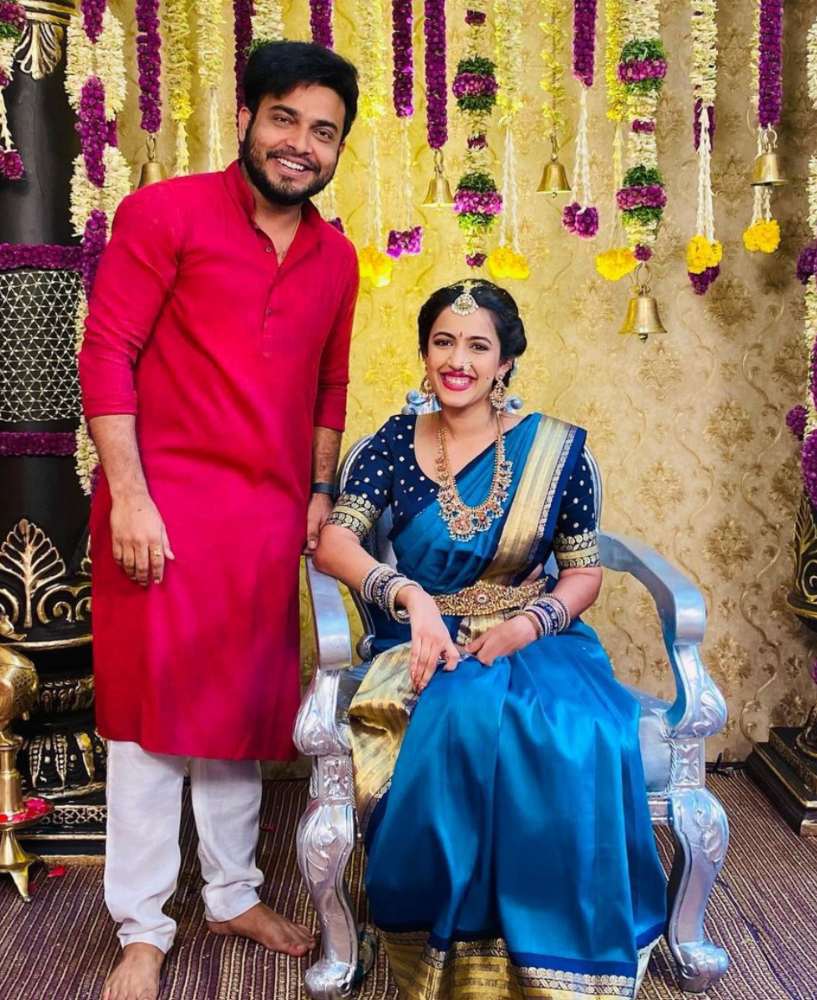 Niharika wears her mother's engagement saree for pre-wedding festivities!