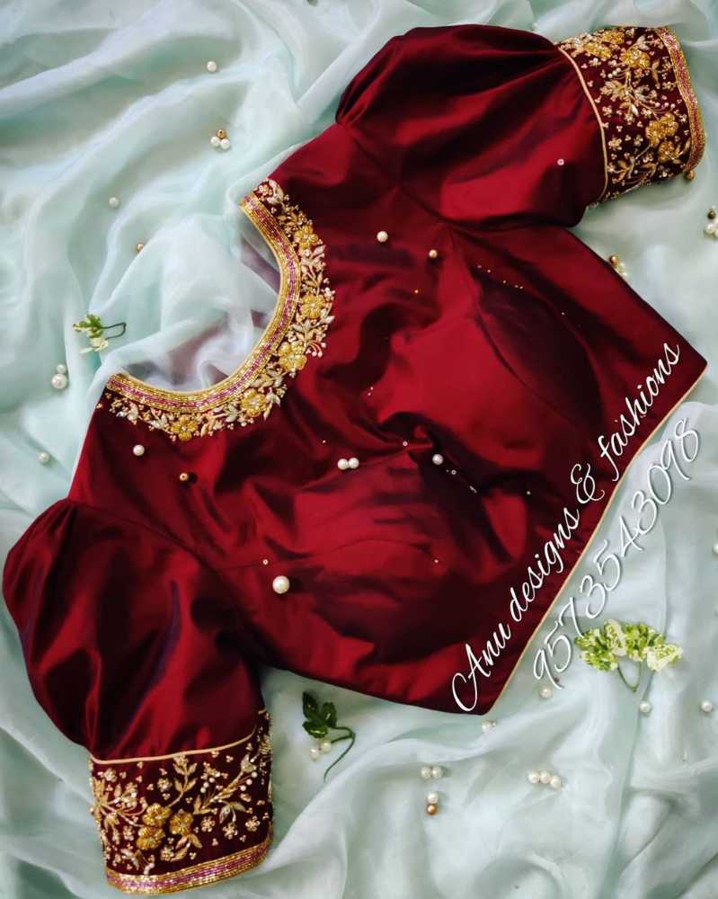 15 Trending and Latest Maggam work Blouse Designs 2021!