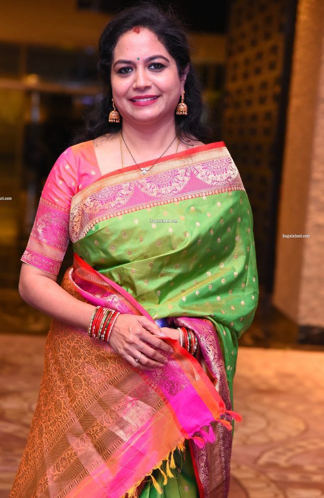 sunitha upadrasta in green saree at 30 rojullo preminchadam ela prerelease event