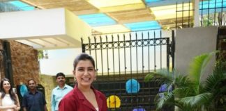 Samantha Akkineni in burgundy pant-suit for ekam early lerning 1st anniversary celebs-1.3