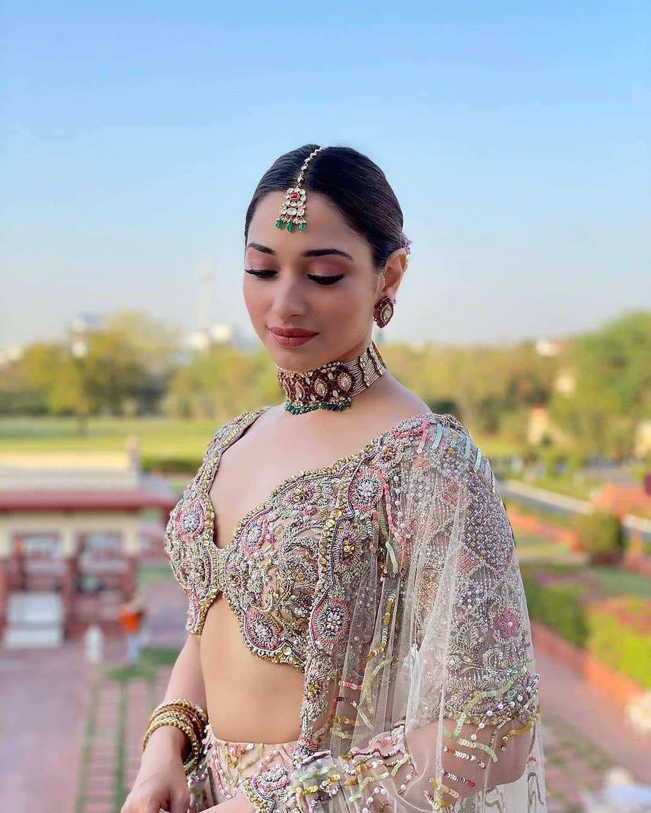 Tamannaah looks breathtaking in a lehenga at her friend's wedding!