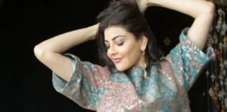 kajal aggarwal in co-ord set for movie promotions