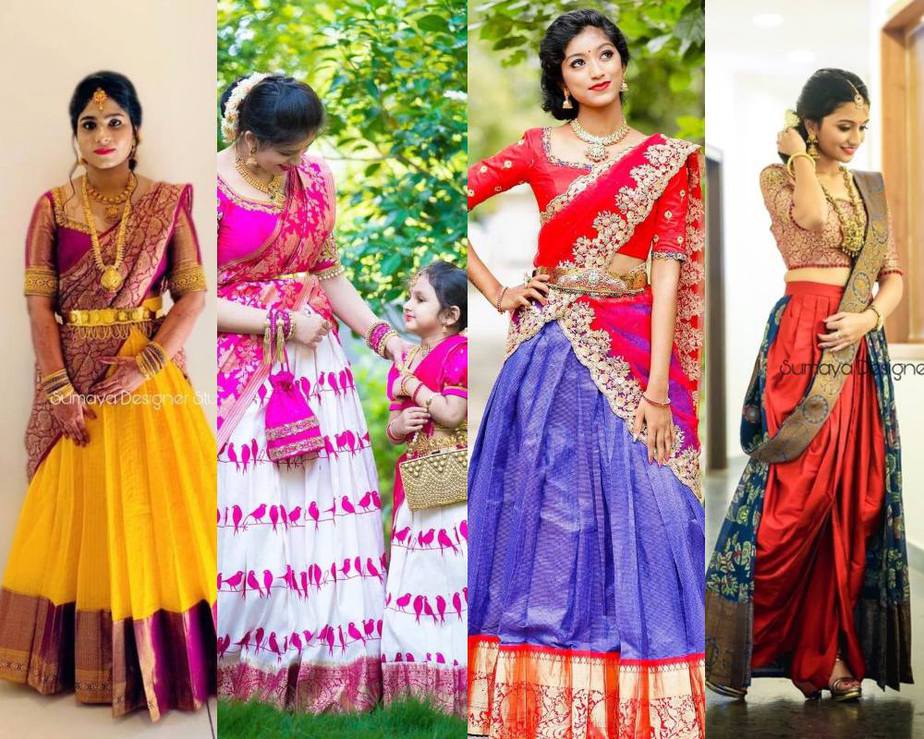 10 Half Sarees That Demand Your Immediate Attention From This Designer S Signature Collection 10 Half Sarees That Demand Your Immediate Attention From This Designer S Signature Collection