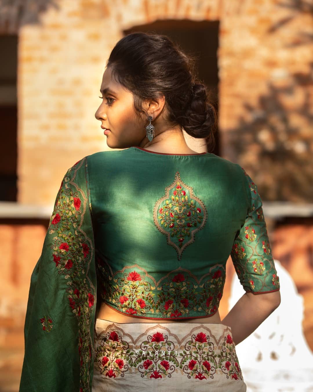 26 Hand-embroidered blouses that are a must-have for your saree closet!