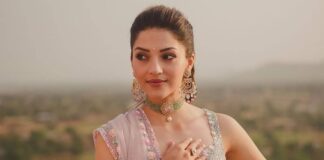 Mehreen pirzada in seema gujral for her post engagement shoot-2