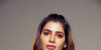 Samantha Akkineni in saaksha and kinni bustier and palazzos for a photoshoot