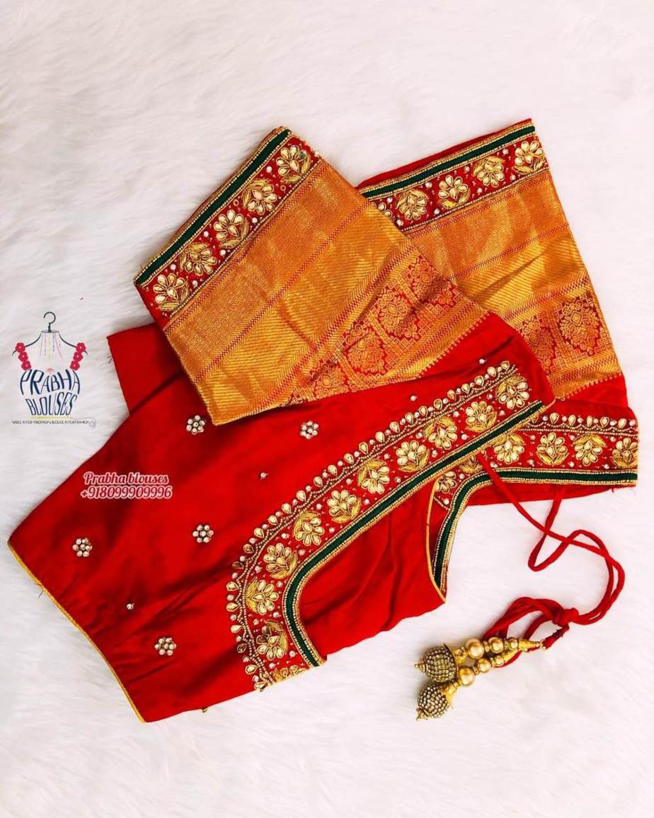 11 Bridal blouse designs that can spruce up your wedding saree look!