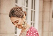 deepika padukone in a pink kurta set3