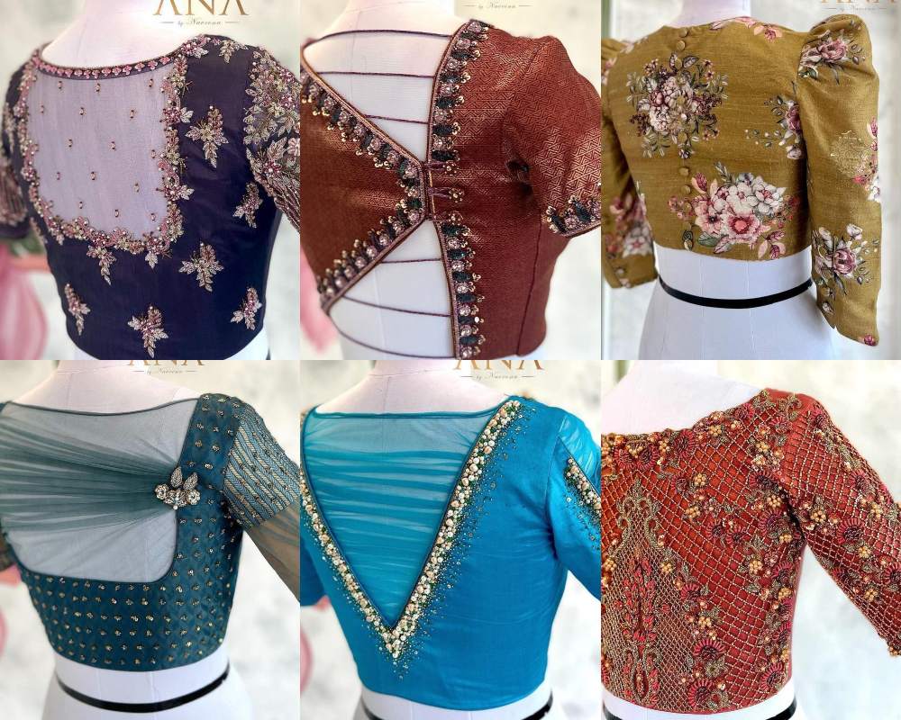 Latest Blouse Back Designs - Home Interior Design