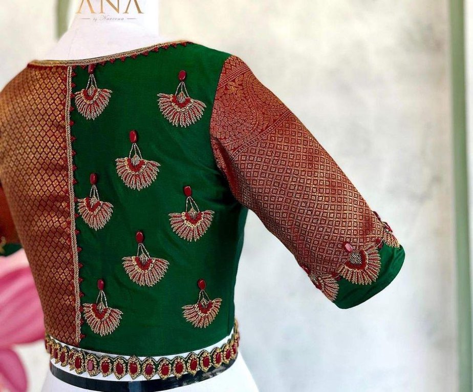 19 Party wear back blouse designs that look ethereal!