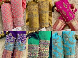 latest aari work blouse designs 2022