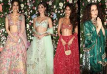 disha,kriti,kangana and ananya in lehengas for ekta kapoor diwali bash'22