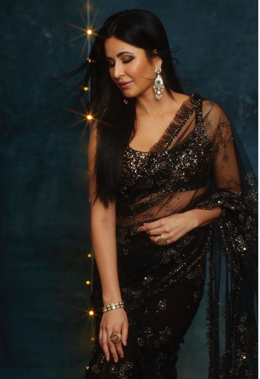 Aarti Ravi in Sabyasachi saree at a wedding reception