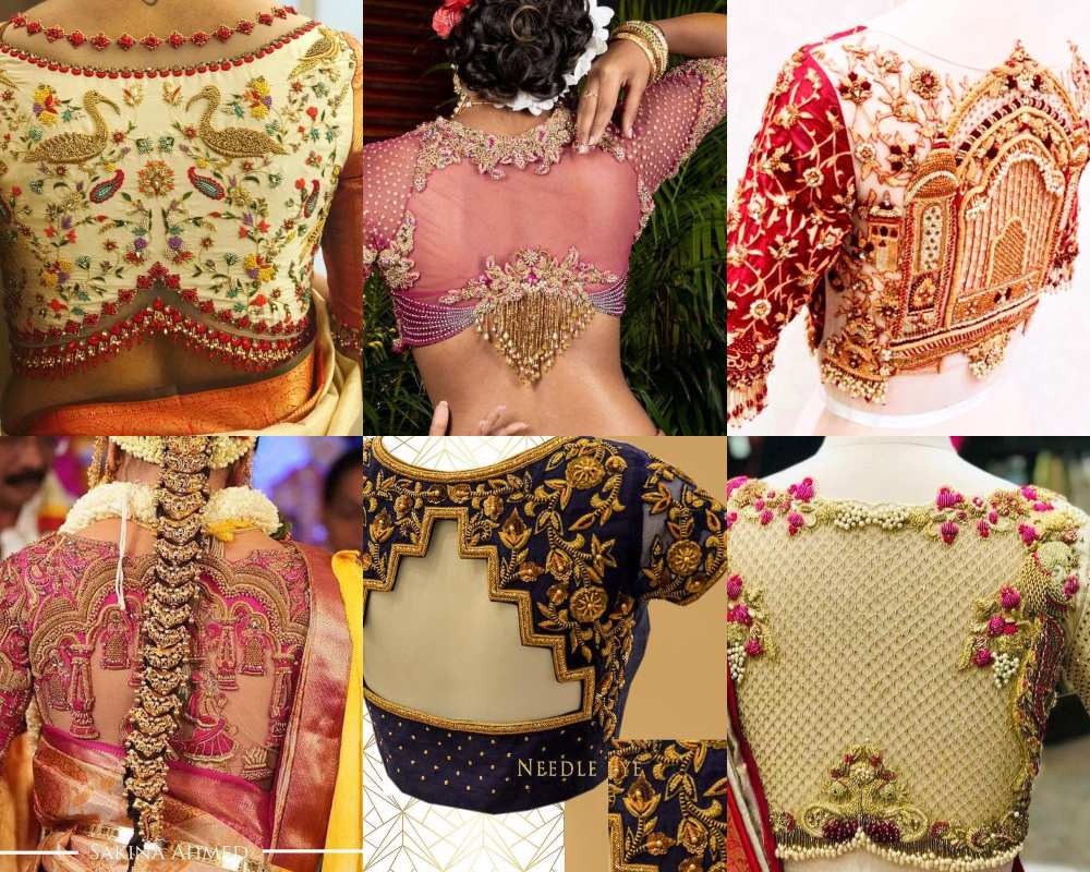 25 Latest bridal aari and maggam work blouse designs for the upcoming ...