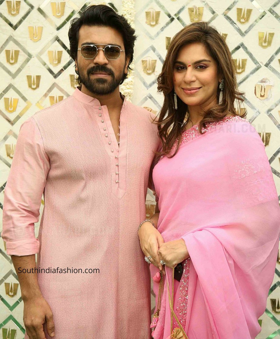 ram charan and upasana at sharwanand engagement (2)