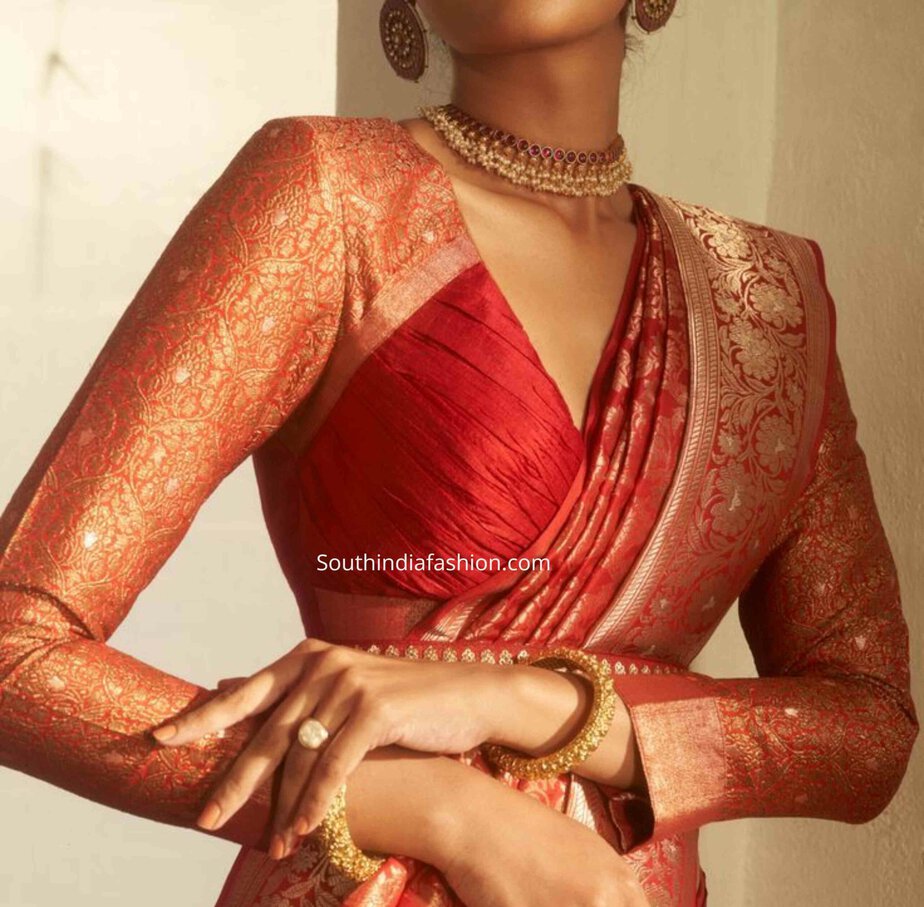Latest & Unique South Indian Saree Blouse Designs | WedMeGood