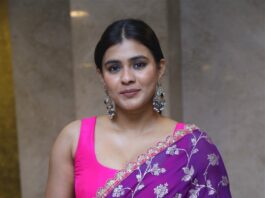 Ala Ninnu Cher Actress Hebah Patel Saree Stills